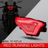 Motorcycle LED Brake Light Moto Rear Brake Light Indicator Lamp LED Turn Signals for Yamaha YZF R3 R25 Y15ZR MT07 FZ07 LC150 Red