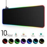 ™┅▪ LED Light Mousepad RGB Keyboard Cover Desk-mat Colorful Surface Mouse Pad Waterproof Multi-size World Computer Gamer CS Dota