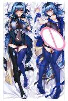 (ปลอกหมอนเท่านั้น) 2WAY 60X180ซม./ผลกระทบต่อเกม WT ฝาครอบ Eula Dakimakura แบบสองด้านปลอกหมอนปลอกหมอนที่นอน Peachskin Otaku