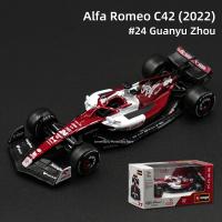 Oo 。0 Urago 1:43อัลฟ่าโรมิโอ C42 2022 F1-75 RB18เรดบูลโมเดลรถสูตร F1ของเล่นแข่งรถโมเดลสะสม