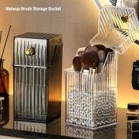 【YD】 Makeup Holder Organizer With Lid Eyebrow Display Brushes Storage Pearls for Vanity