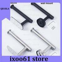 ixoo61 store Black Toilet Roll Paper Towel Toilet wall Holder Stainless Steel Organizers holder bathroom Self Adhesive Punch-Free Rack Tissue