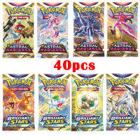 40Pc Pokemon Cards GX Tag Team Vmax EX Mega Energy Shining Pokemon Card Game Carte Trading Collection Cards การ์ดโปเกมอน