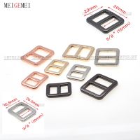 【cw】 5pcs/pack 3/8 quot; 5/8 quot;Metal Colors Tri-Glide Slider Adjustable Buckle buckle clip accessories