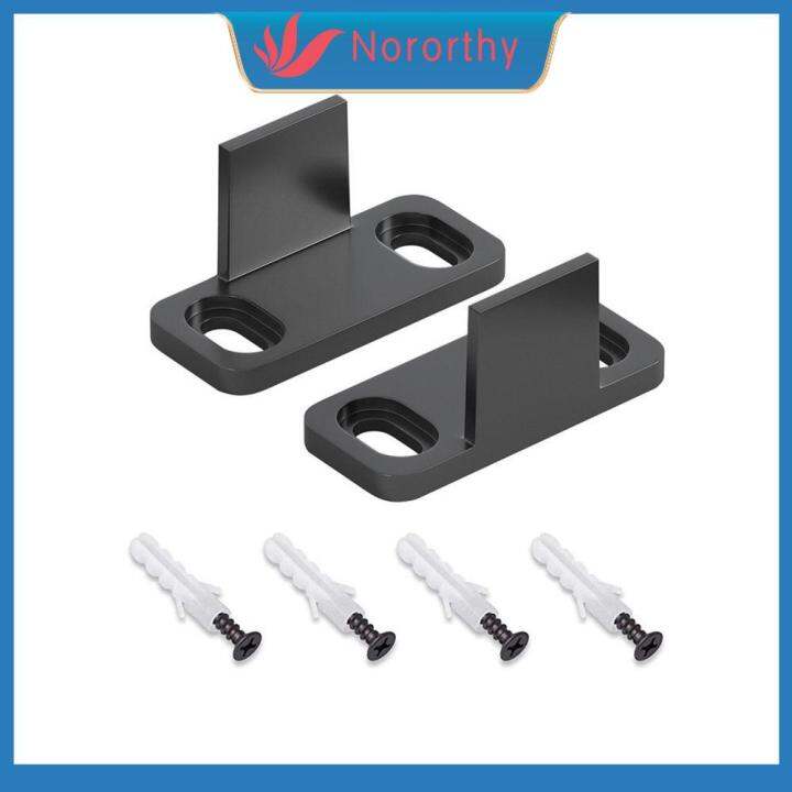 NORORTHY for Sliding Closet Doors Adjustable Track Guide Simple Barn Door Floor Guides Hardware