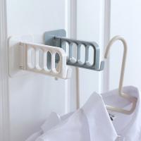 ☼✓❂ Gancho de ropa plegable para el hogar colgador adhesivo fuerte multifunción para baño estante de almacenamiento