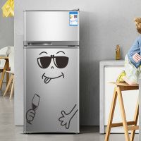 Funny Cartoon Fridge Magnet Happy Delicious Face Cute Kitchen Refrigerator Wall Stickers Art Smiley Cute Fridge Stickers