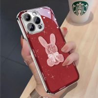 2023 CNY ใหม่ปีน่ารักกระต่ายแก้วเคสสำหรับ Apple iPhone 14 13 12 11 X XR XS 8 7 Mini Pro Max Plus Plus เคสทันสมัยฝาหลังจาก GGQcase