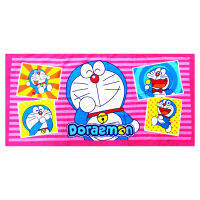 Clearance Sale Size L "ของแท้ 100%" JHC Towel ผ้าเช็ดตัว ผ้าขนหนู ลิขสิทธิ์ Doraemon TDP-061 สีชมพู ขนาด 27x54 นิ้ว