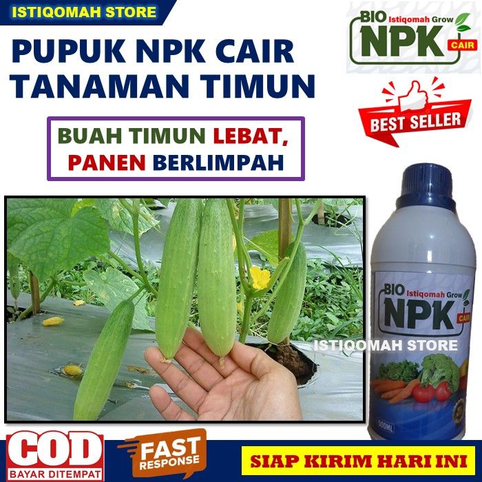 100 AMPUH ASLI ISTIQOMAH GROW 500ML Pupuk Timun Agar Berbuah Lebat