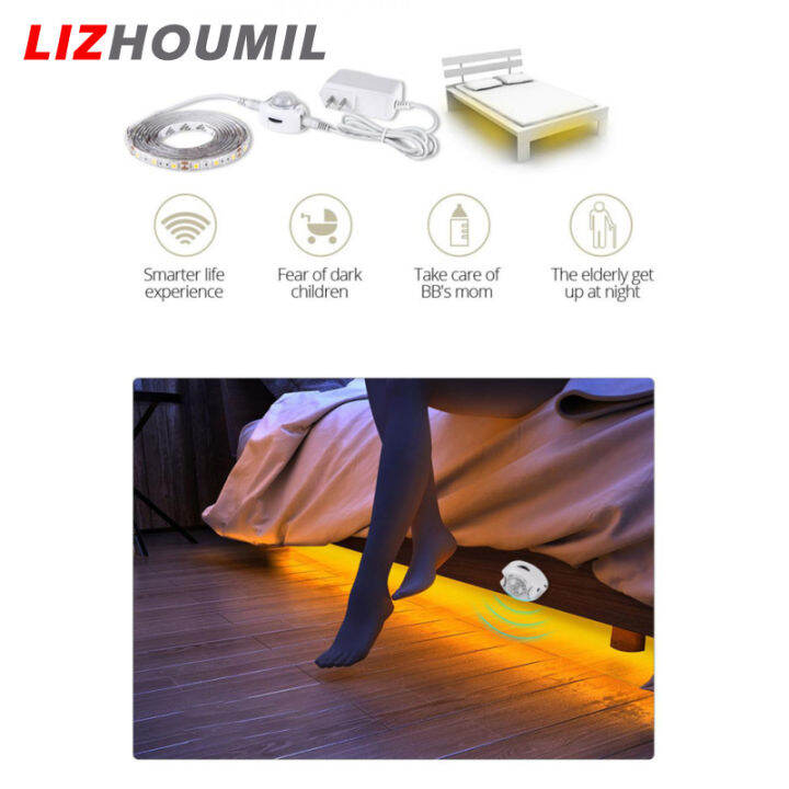 lizhoumil-ไฟเซ็นเซอร์การเคลื่อนไหวมนุษย์-led-เปิด-ปิดอัตโนมัติ-dc5-24v-แถบไฟ-led-พร้อมเครื่องใช้ไฟฟ้าอัจฉริยะในบ้านฟังก์ชันจับเวลา