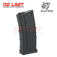 แม็กกาซีน สแตน Snow Wolf Lancer 130 นัด (Mid-Cap Magazine) สำหรับ M4 AEG แม็กกาซีนตรงรุ่นของแท้จากโรงงาน สินค้าได้ตามภาพ แม็กกาซีนปืนบีบีกัน