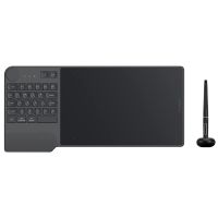 Huion 1 Piece KD200 Wireless Graphics Tablet Drawing Tablet Bluetooth 5.0 Connection 23 Press Key Keyboard Black Plastic 8192 Levels