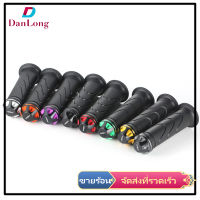 【DANLONG ?】1 Pair Motorcycle Hand Grips Handlebar Throttle Grips Anti-slip Handle Decoration Modified Parts For Scooter