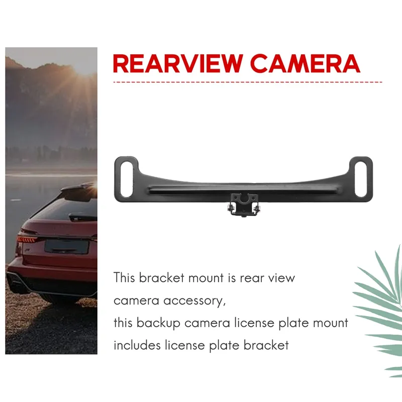 license plate holder backup camera