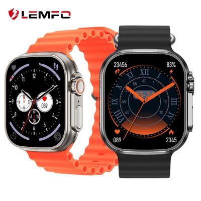 ZZOOI LEMFO Smart Watch Ultra 2023 Smartwatch Ultra Series 8 Men Women GPS NFC Waterproof Wireless Charging Fitness Bracelet