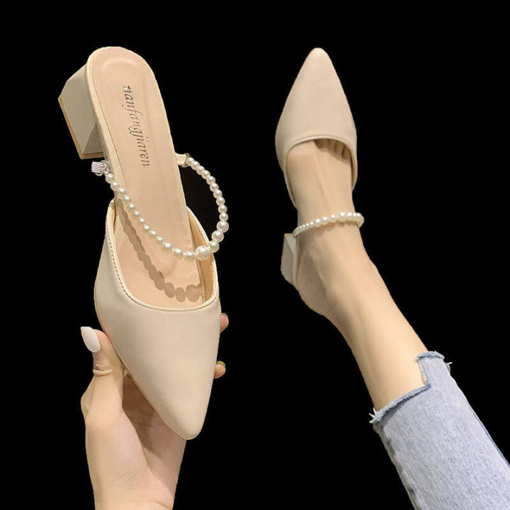 kkj-mall-รองเท้าแตะหญิง-2021-รองเท้าแตะส้นหนาประดับมุกแฟชั่นใหม่ทุกแบบ