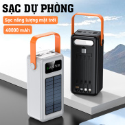 Sạc dự phòng dung lượng siêu lớn sử dụng năng lượng mặt trời phù hợp