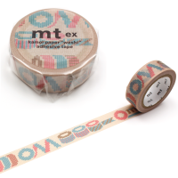 mt knitting tape MTEX1P207 เทปตกแต่งวาชิ ลายถักนิตติ้ง แบรนด์ KAMOI mt masking tape ประเทศญี่ปุ่น