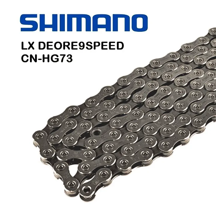 [ส่งฟรีถูกกว่า มีปลายทาง ของแท้] โซ่จักรยาน Shimano รุ่น LX DEORE 9 ...
