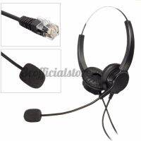 RJ11 Monaural Corded Operator ephone Headset Headphone Microphone