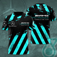 F1 Summer Mercedes AMG Petronas AOP 3D T-shirt Gift For Men True Fans Trendy mens versatile T-shirt