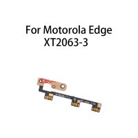 ปิดเครื่องปิดเสียงสวิตช์ควบคุมปุ่มปรับระดับเสียงปุ่ม Flex Cable สําหรับ Motorola Edge XT2063-3