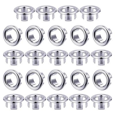 Sink Overflow Ring Cover Bathroom Sink Hole Trim Overflow Cover Round Hole Insert Spares for Sink Basin Replacement (30)