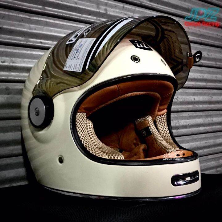ID ROCKET HELMET VINTAGE CLASSIC CREAM SMALL Lazada PH