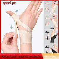 SPORT PR ผิวสีดำ อุปกรณ์พยุงนิ้วหัวแม่มือ อุปกรณ์กีฬาสำหรับเด็ก ปลอกรัดนิ้วโป้ง ทนทานต่อการใช้งาน ปลอกรัดข้อมือเอ็น โรคข้ออักเสบ