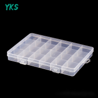 ?【Lowest price】YKS 24ช่องกล่องเก็บพลาสติกเครื่องประดับเครื่องประดับเครื่องประดับลูกปัดกรณีภาชนะใหม่