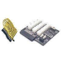 Breakout Board for HP 500W/2200W GPU PSU Power Module Server Graphics Card Conversion 6Pin To 8Pin Cable for BTC Mining