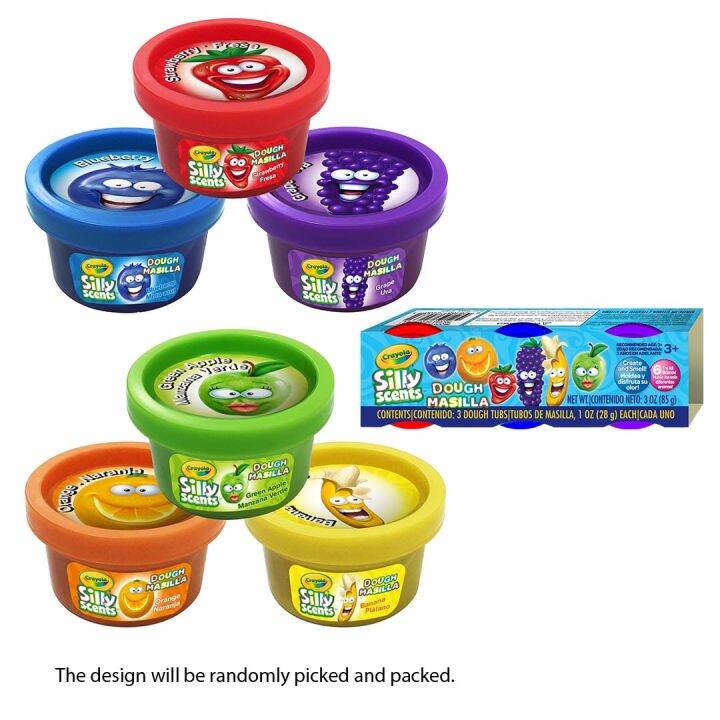 Crayola Silly Scents 3Pk 1Oz Scent Dough -Activity Pack for Kids (1pack ...