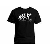 Funny Muay Thai Evolution T-Shirt. Cotton O-Neck Short Sleeve Mens XL9F