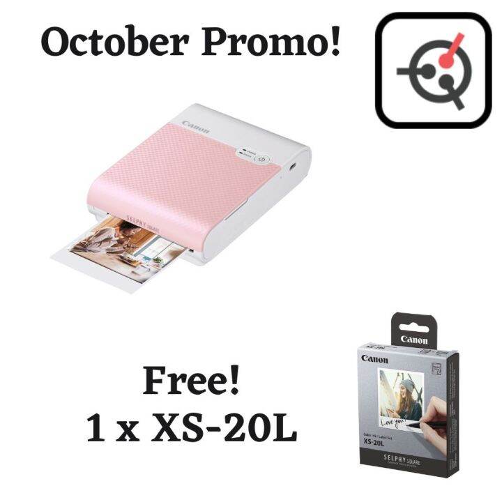 Canon Selphy Square QX10 Portable Compact Photo Printer Lazada