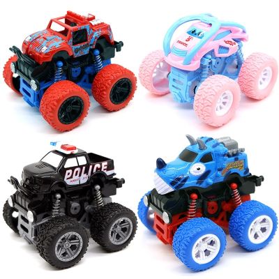 4 Wheels Monster Trucks Inertia Car Toys for Kids Boys Girls