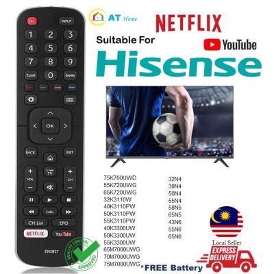 EN2B27 Remote Control for Hisense Smart LCD LCD Remote Control 32K3110W 40K3110PW 50K3110PW 40K321UW 50K321UW 55K321U