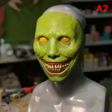 Halloween Monster Dead Smiling Demons Zombie Scary Face Mask Latex Horror
