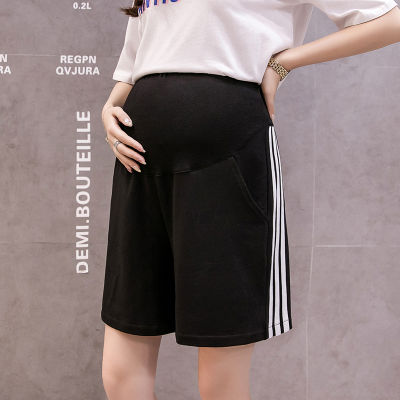 Summer Fashion 12 Length Maternity Shorts Elastic Waist Cotton Clothes for Pregnant Women Pregnancy Short Pants