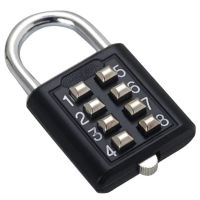 [hot]⊕卍  8 Digit Combination Password Lock Metal Security Suitcase Luggage Coded Household Cupboard Cabinet Locker Padlock