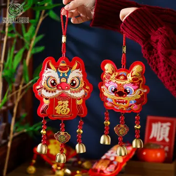 For Fortune pendant New Year decoration New Year decoration Spring Festival  Festival pendant New Year decoration New Year Spring Festival New Year's  Day Scene Layout 2024 Year of the Dragon Living Room
