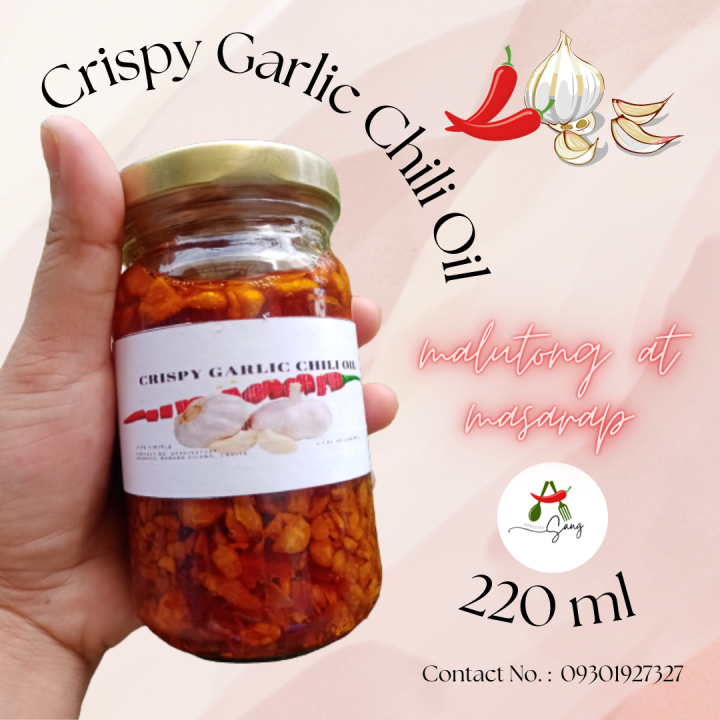 Crispy Garlic Chili Oil ( 220 ml ) Lazada PH