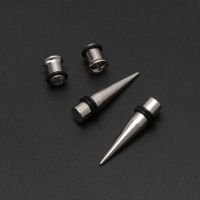 ARIN Gauge 7mm Pair of 316l Steel Tapers and Tunnels Ear Stretching Kit Body Jewelry
