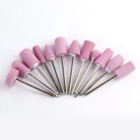 12PCS Quartz Apparatus for Manicure Electric Pedicure Machine Drill Bits Set Milling Head Replacement Grinding Cutters Nail Art