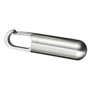Keychain Capsule chủ thép không gỉ Hộp đựng thuốc chống thấm nước chống