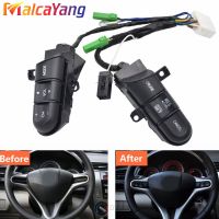 High Quality Steering Wheel Switches Buttons For Honda 2008 2013 Fit 2009 2014 City 2006 2011 Civic Switch Button 36770 SNA A12