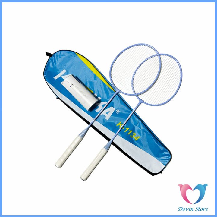 dovin-ไม้แบดมินตัน-อุปกรณ์กีฬา-พร้อมกระเป๋าพกพา-ฝึกตี-พร้อมส่ง-badminton-racket