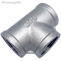 1/8 quot; 1/4 quot; 3/8 quot; 1/2 quot; 3/4 quot; 1 quot; 2 quot; 3 quot; BSP NPT Female Tee 3 Ways Splitter 201 304 316 Stainless Steel Pipe Fitting Connector Coupler