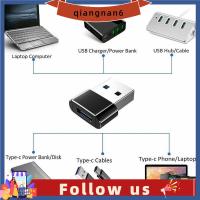 อะแดปเตอร์สายเชื่อมต่ออัลลอย QIANGNAN6ตัวแปลง USB USB ชายเป็นตัวพิมพ์ C ตัวเมีย