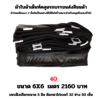 ผ้าใบผ้าเต็นท์เคลือบเงา 2  ชั้น   ขนาดใช้คลุมรถ  10 ล้อ บังแดดบังฝนและทั่วไป  6X6 เมตร 2160  บาท